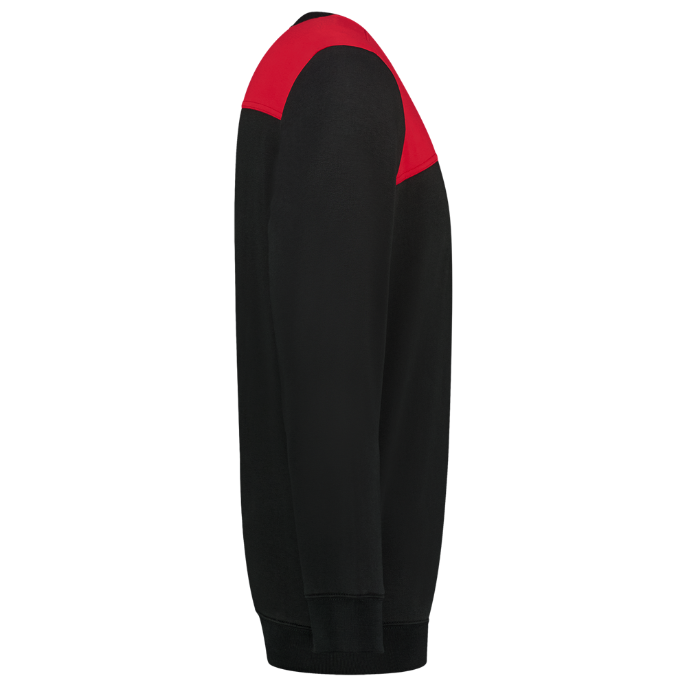 Tricorp Sweater Bicolor Naden - zwart/rood, foto 4 van 5