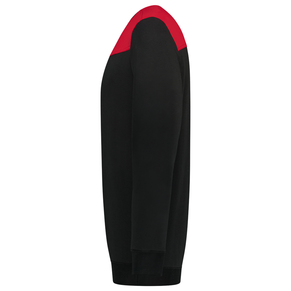 Tricorp Sweater Bicolor Naden - zwart/rood, foto 5 van 5