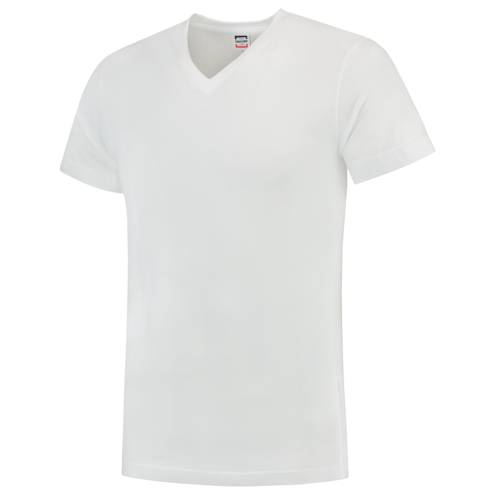 Tricorp T-shirt V-hals - donkergroen