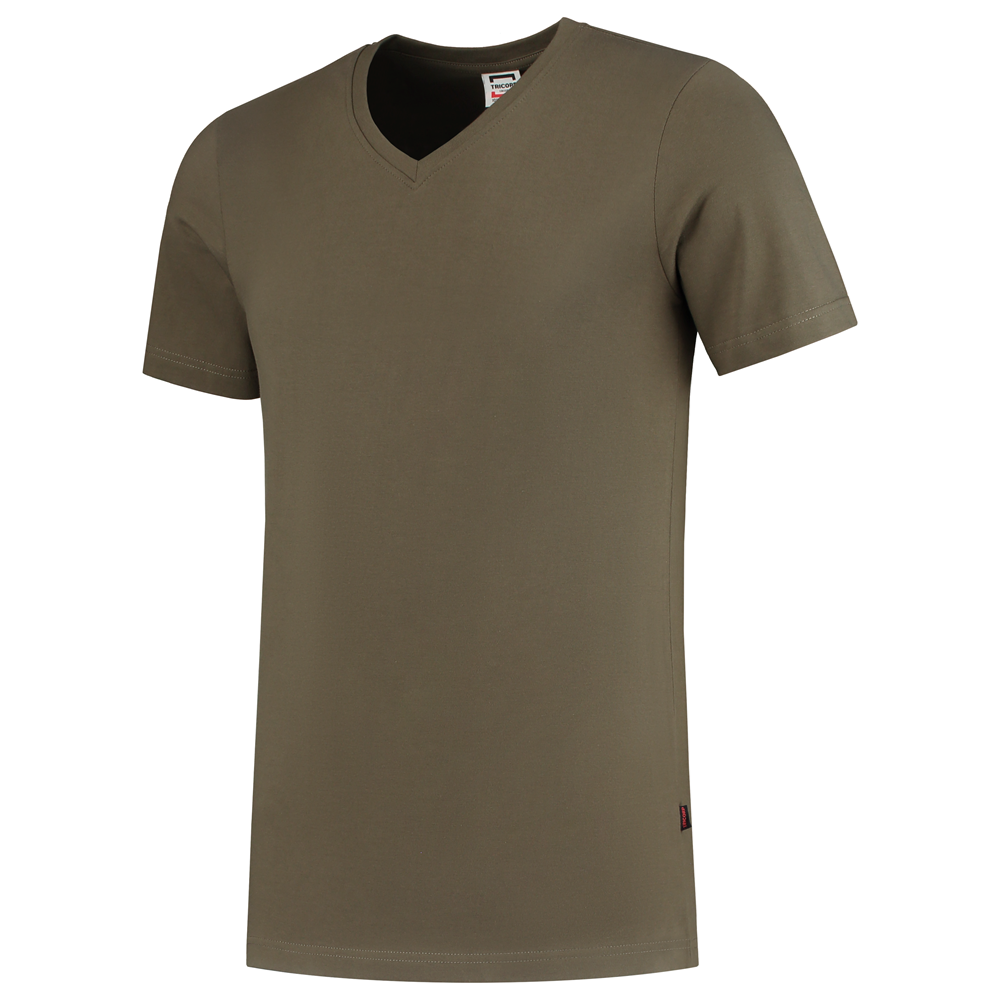 Tricorp T-shirt V-hals - army