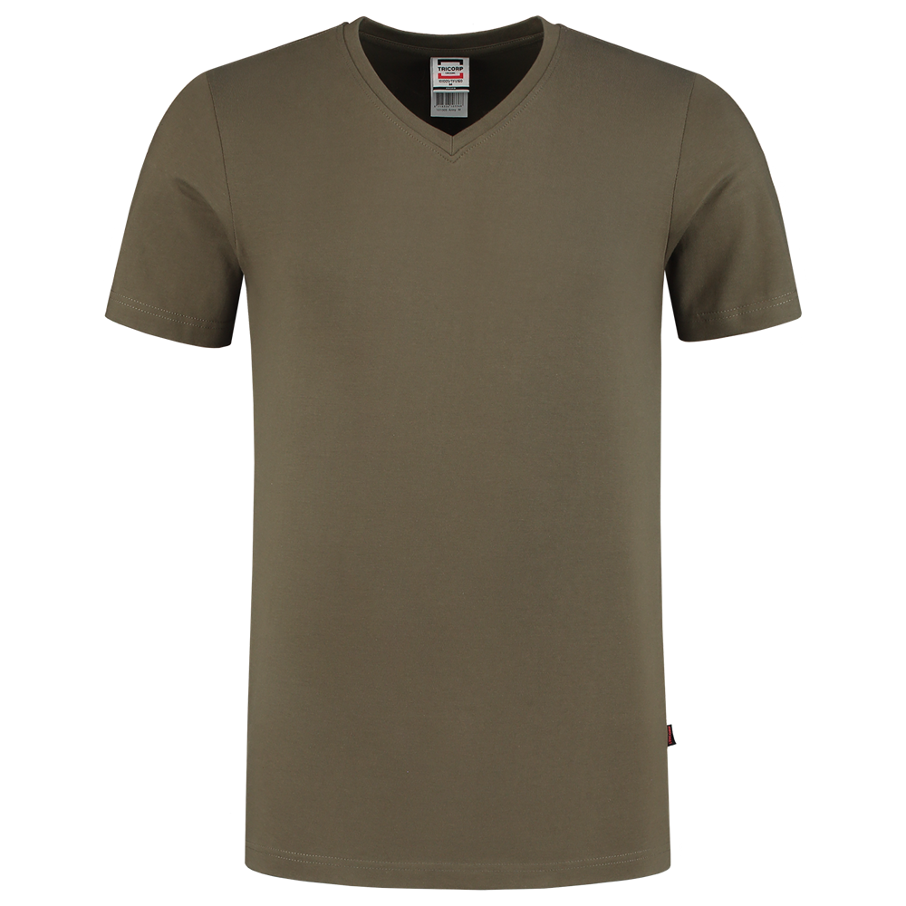 Tricorp T-shirt V-hals - army, foto 5 van 5