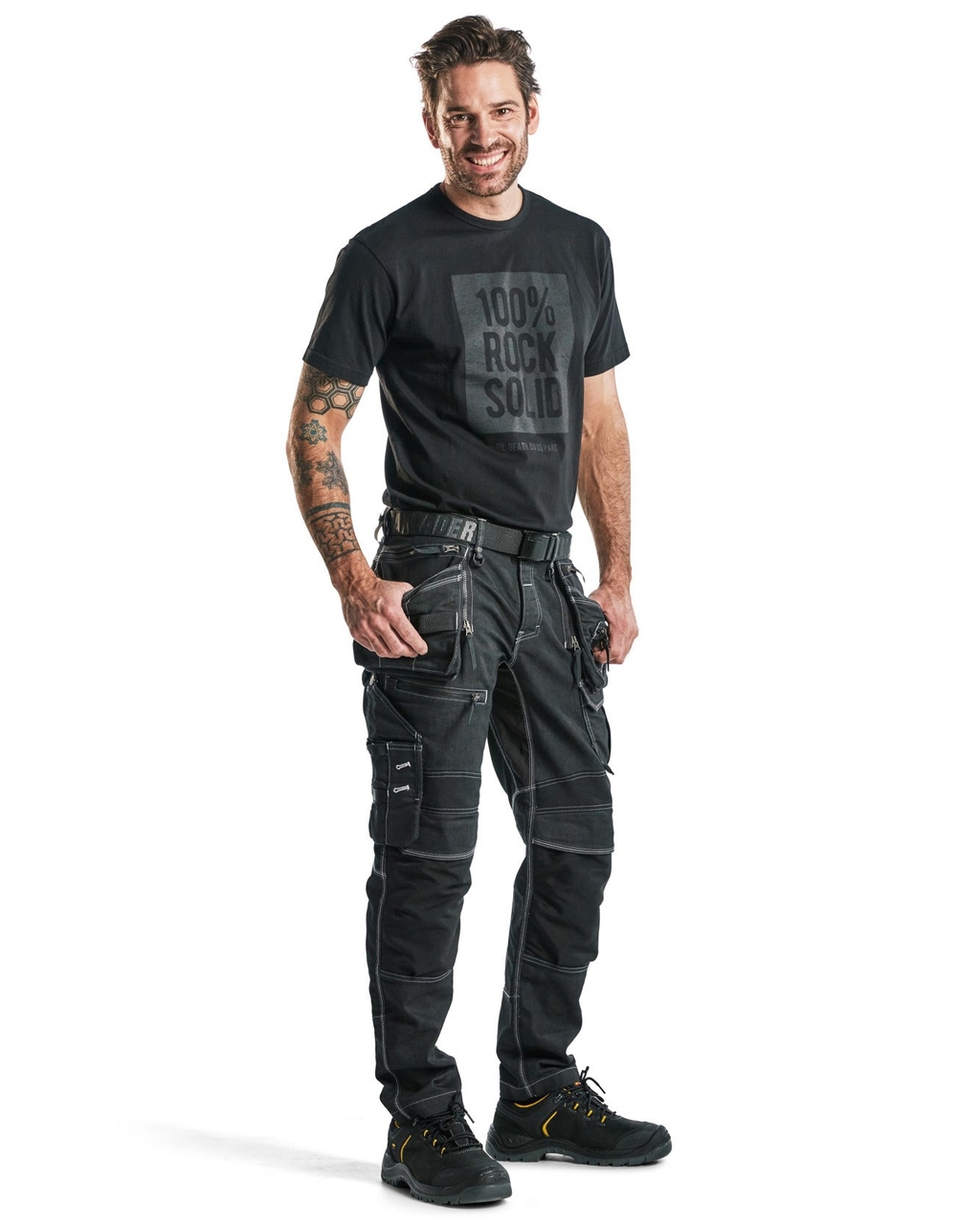 Blaklader Werkbroek Denim Stretch X1900 - zwart, foto 2 van 5