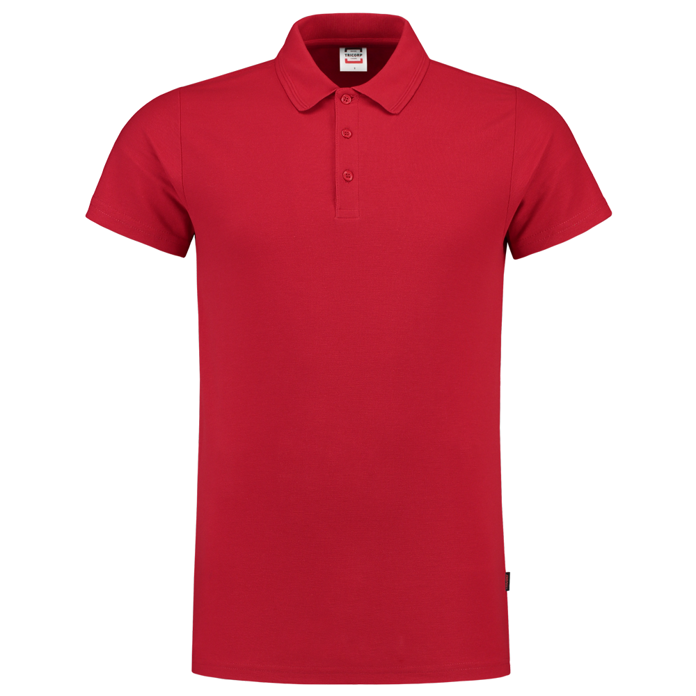 Tricorp Poloshirt Fitted - rood, foto 2 van 5