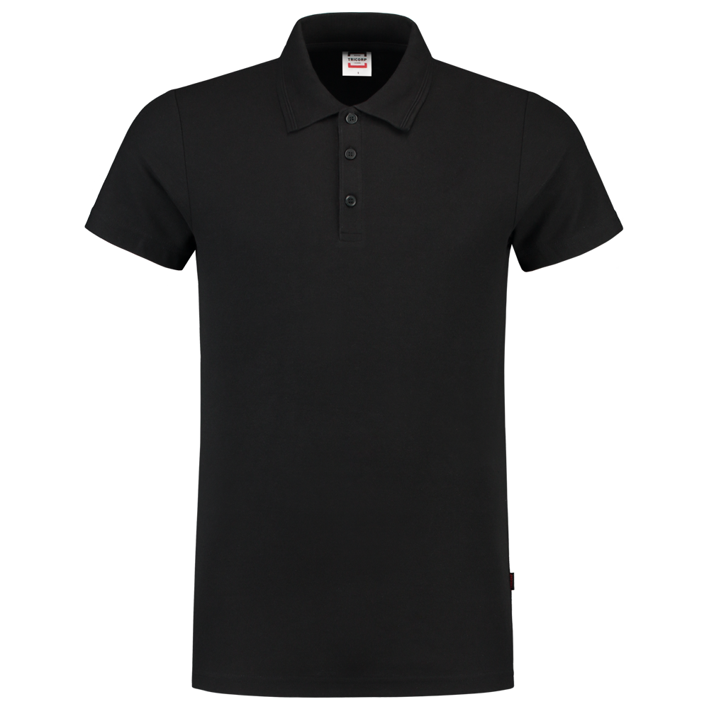 Tricorp Poloshirt Fitted - zwart, foto 2 van 5