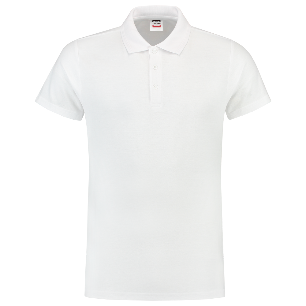 Tricorp Poloshirt Fitted - wit, foto 2 van 5