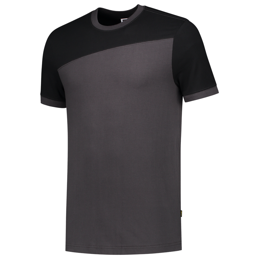 Tricorp Shirt Bicolor Naden - donkergrijs/zwart