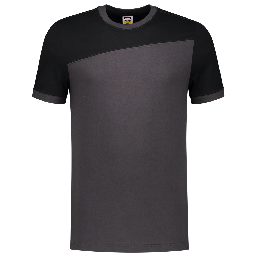 Tricorp Shirt Bicolor Naden - donkergrijs/zwart, foto 2 van 5