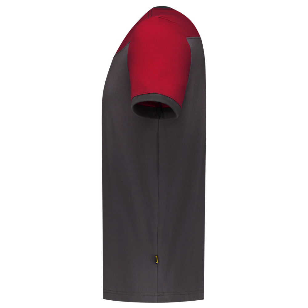 Tricorp Shirt Bicolor Naden - donkergrijs/rood, foto 5 van 5