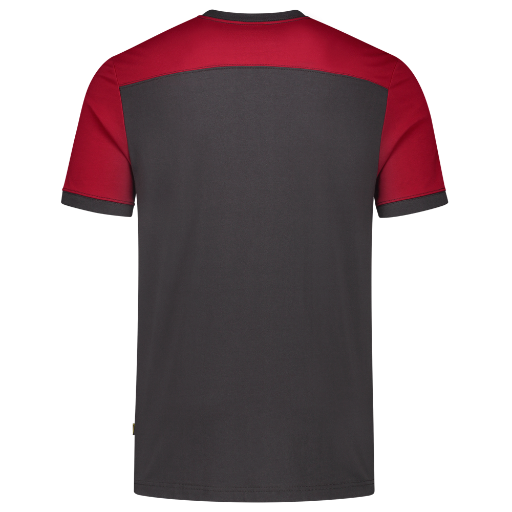 Tricorp Shirt Bicolor Naden - donkergrijs/rood, foto 3 van 5