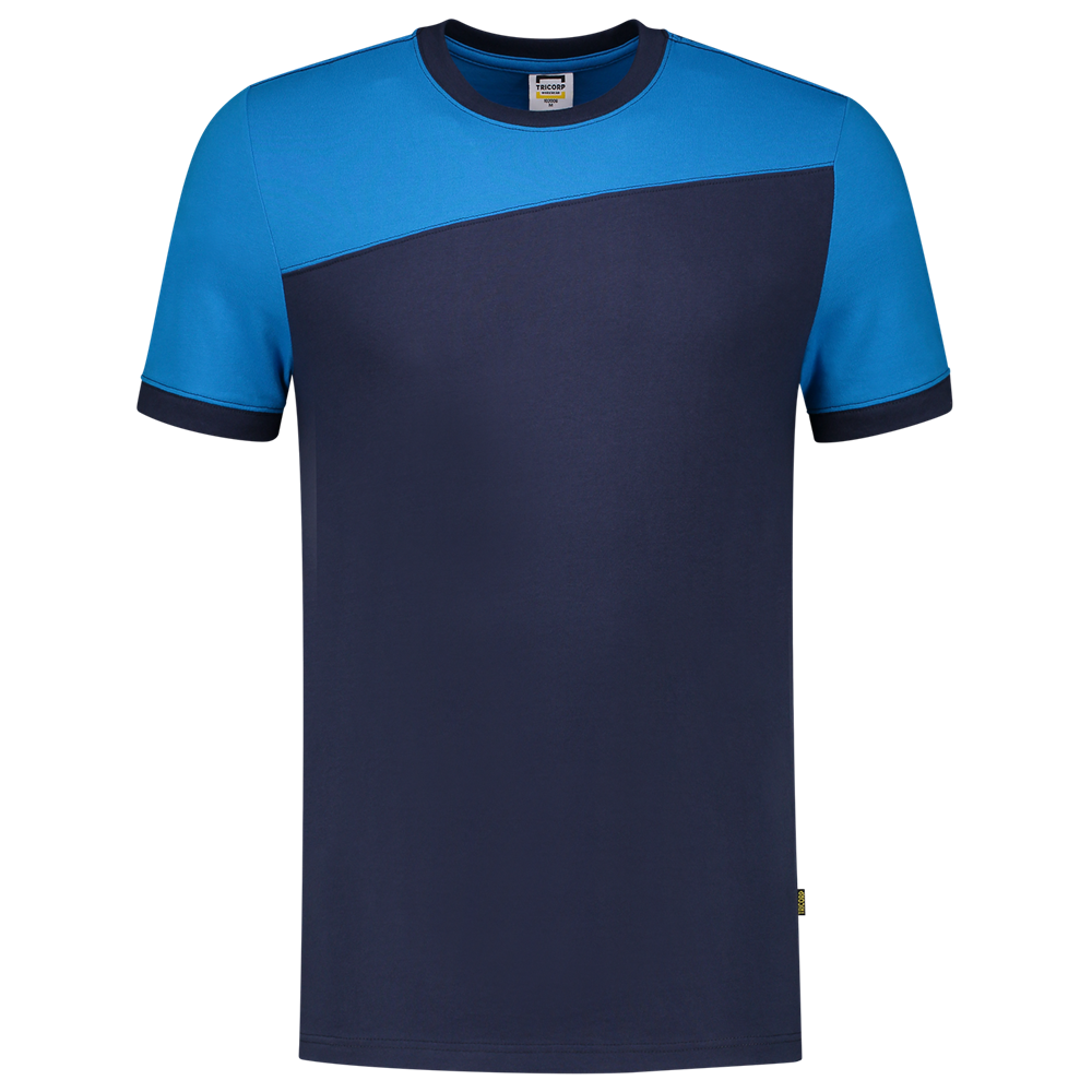 Tricorp Shirt Bicolor Naden - ink/turquoise, foto 2 van 5