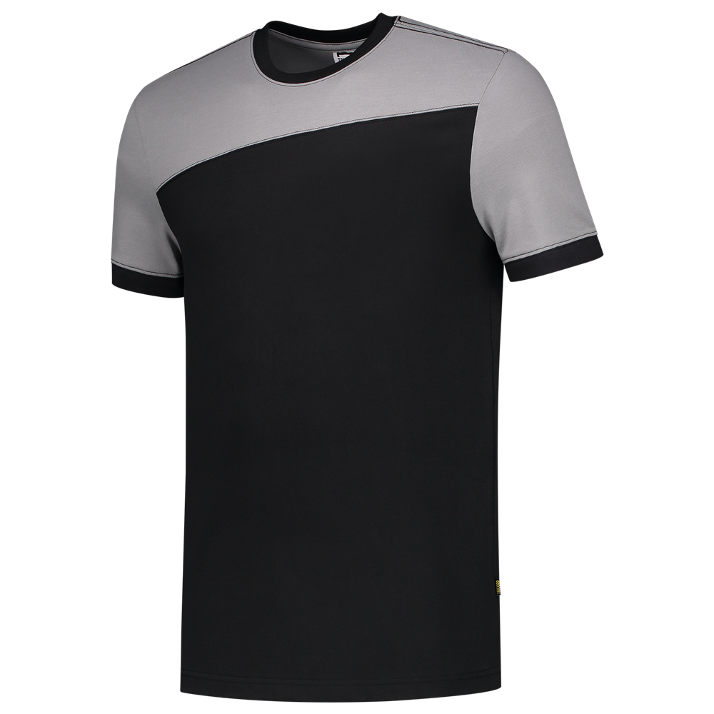 Tricorp Shirt Bicolor Naden - zwart/grijs