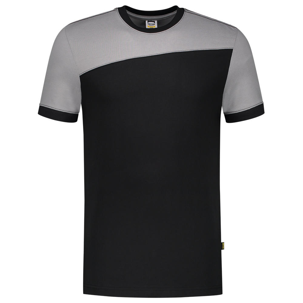 Tricorp Shirt Bicolor Naden - zwart/grijs, foto 2 van 5
