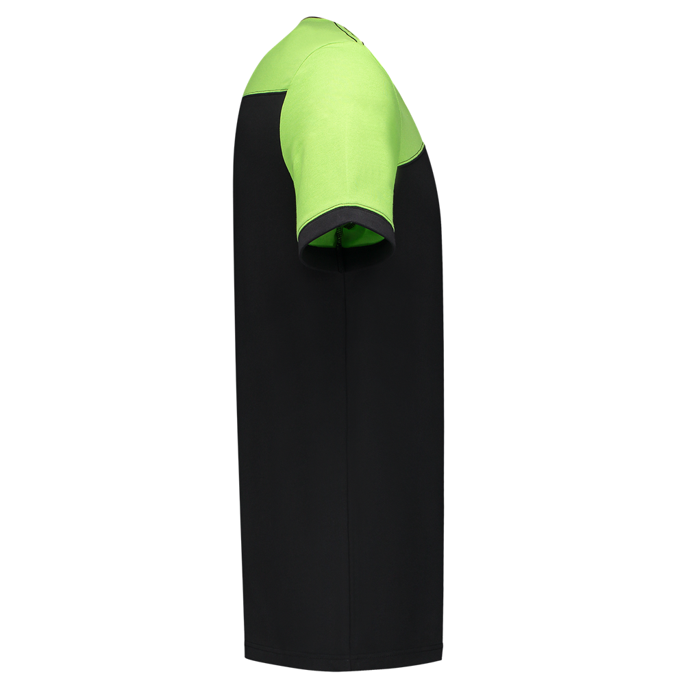 Tricorp Shirt Bicolor Naden - zwart/lime, foto 4 van 5