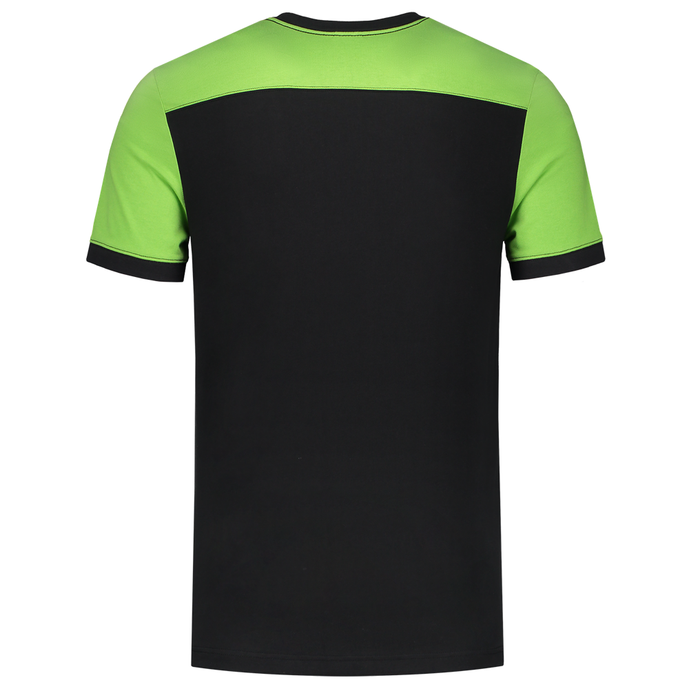Tricorp Shirt Bicolor Naden - zwart/lime, foto 3 van 5