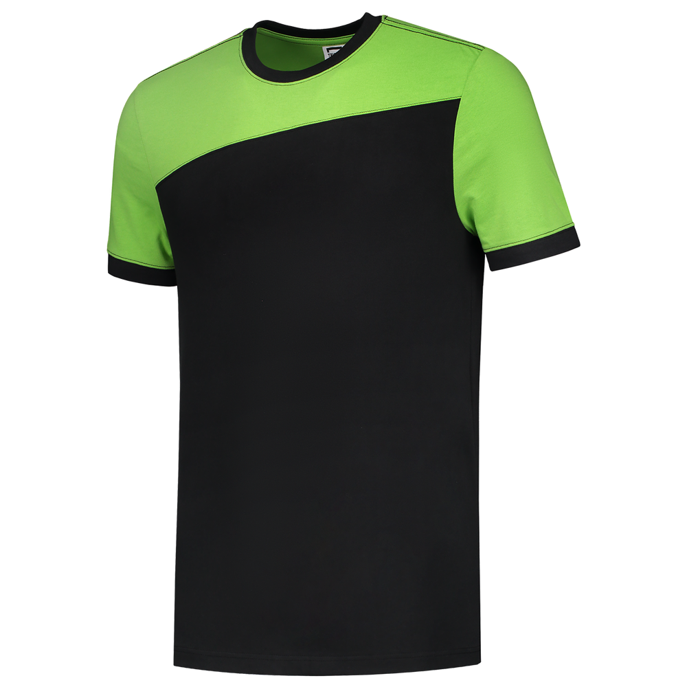 Tricorp Shirt Bicolor Naden - zwart/lime