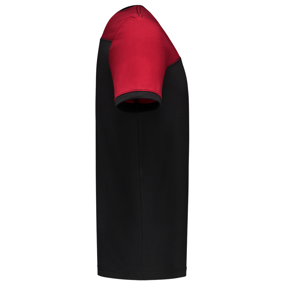 Tricorp Shirt Bicolor Naden - zwart/rood, foto 4 van 5