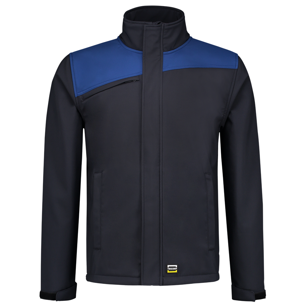 Tricorp Softshell Bicolor Naden - navy/blauw, foto 2 van 5