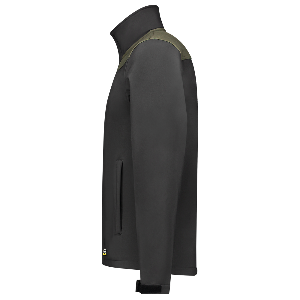 Tricorp Softshell Bicolor Naden - donkergrijs/army, foto 5 van 5