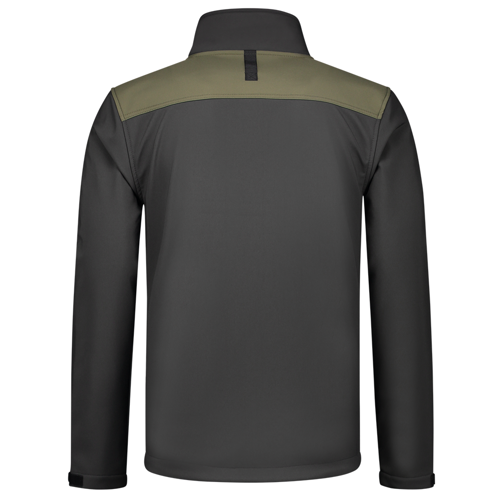 Tricorp Softshell Bicolor Naden - donkergrijs/army, foto 3 van 5