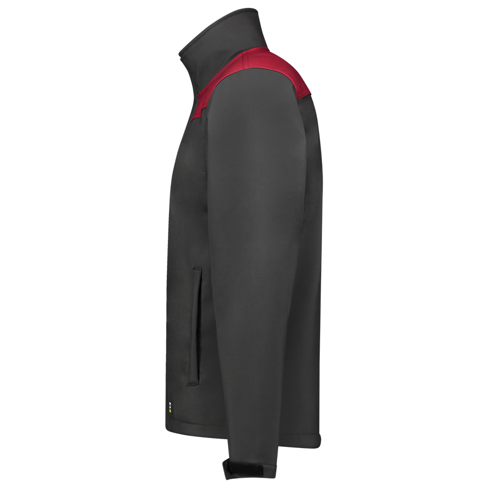 Tricorp Softshell Bicolor Naden - donkergrijs/rood, foto 5 van 5