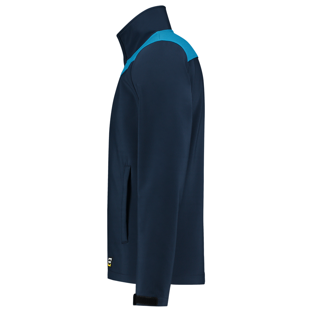Tricorp Softshell Bicolor Naden - ink/turquoise, foto 5 van 5