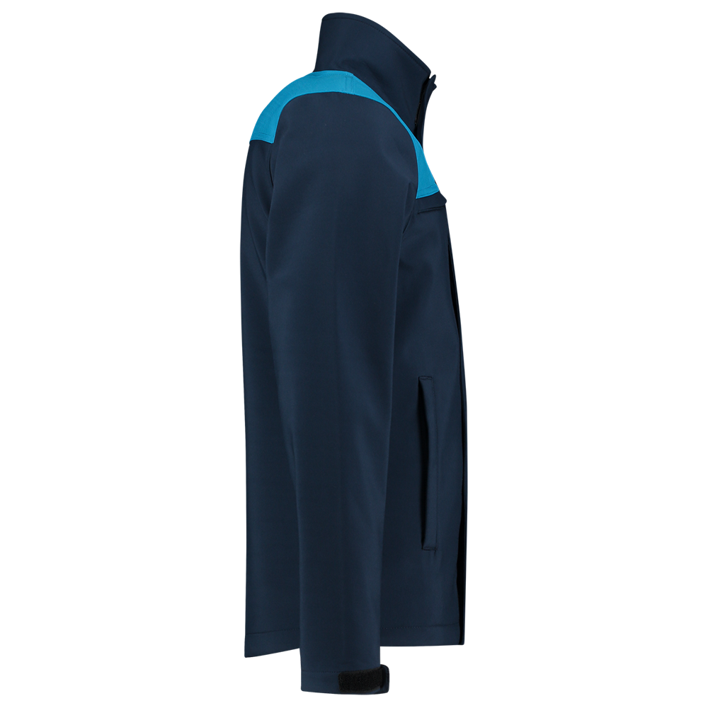 Tricorp Softshell Bicolor Naden - ink/turquoise, foto 4 van 5