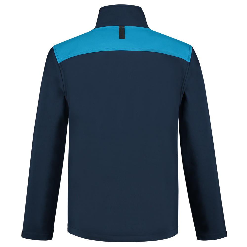 Tricorp Softshell Bicolor Naden - ink/turquoise, foto 3 van 5