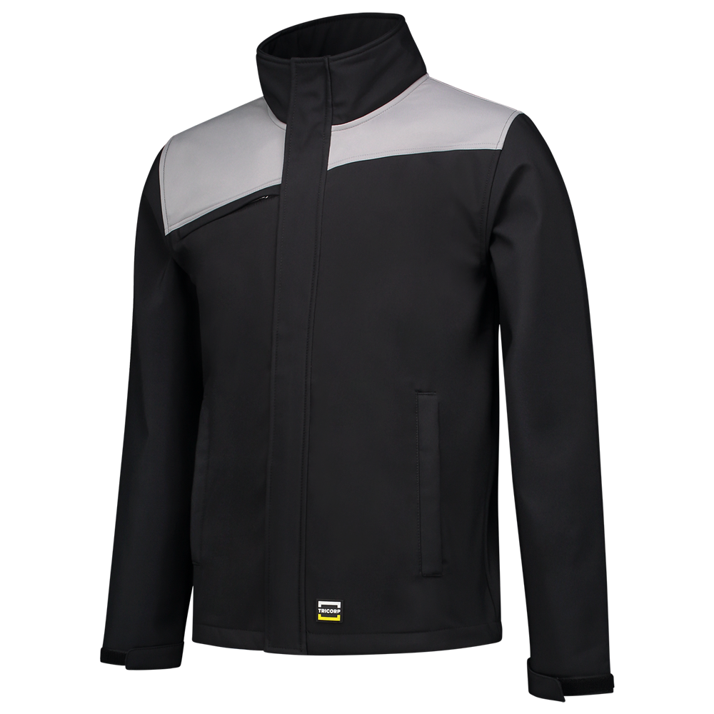 Tricorp Softshell Bicolor Naden - zwart/grijs