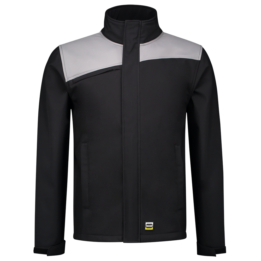 Tricorp Softshell Bicolor Naden - zwart/grijs, foto 2 van 5