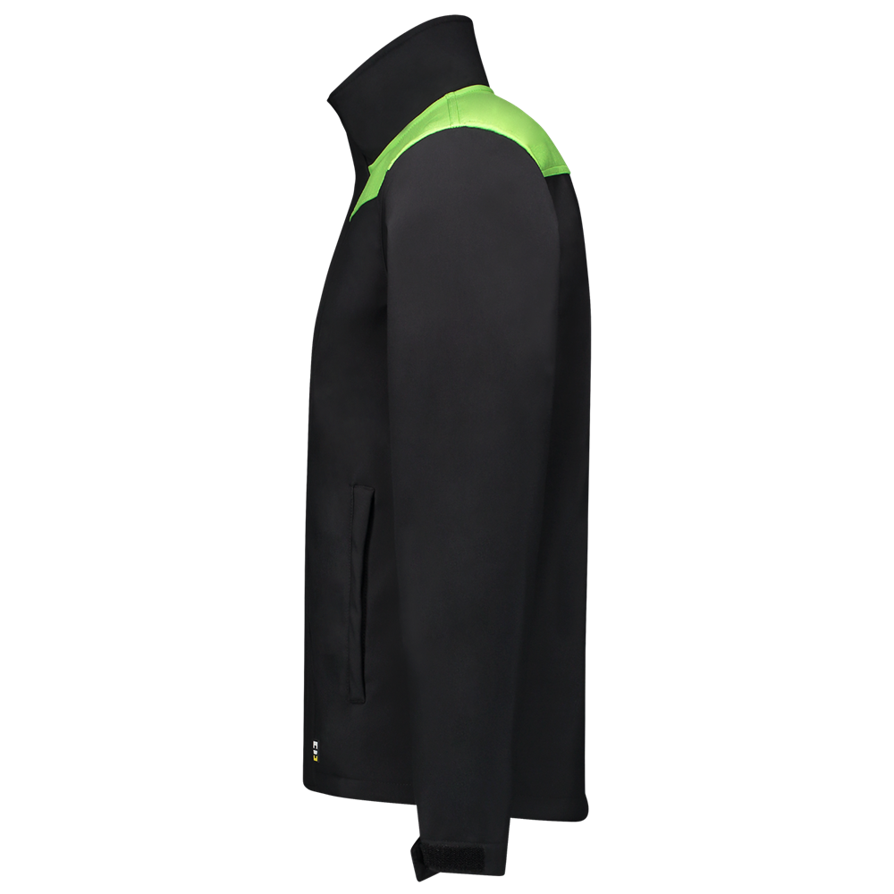 Tricorp Softshell Bicolor Naden - zwart/lime, foto 5 van 5