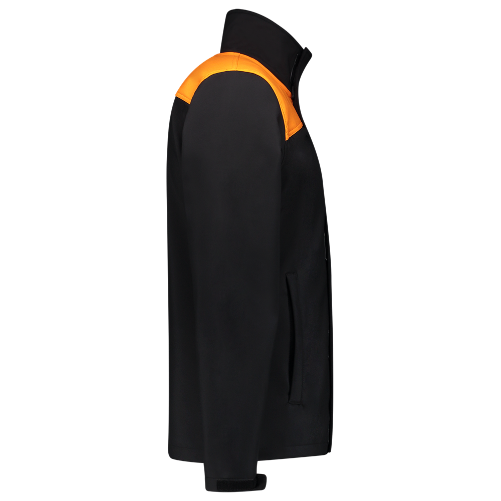 Tricorp Softshell Bicolor Naden - zwart/oranje, foto 4 van 5