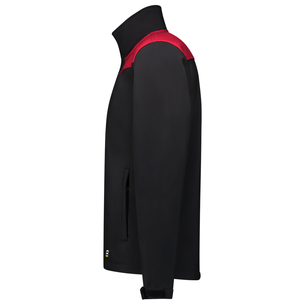 Tricorp Softshell Bicolor Naden - zwart/rood, foto 5 van 5