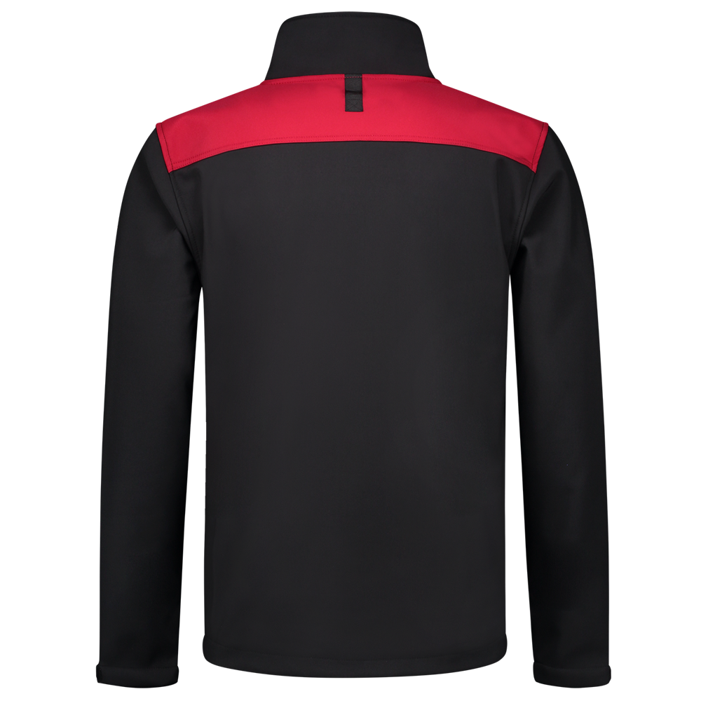 Tricorp Softshell Bicolor Naden - zwart/rood, foto 3 van 5