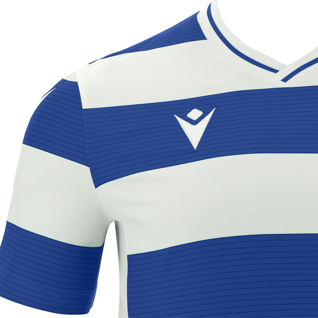 Macron Alcyon shirt - blauw/wit, foto 3 van 5
