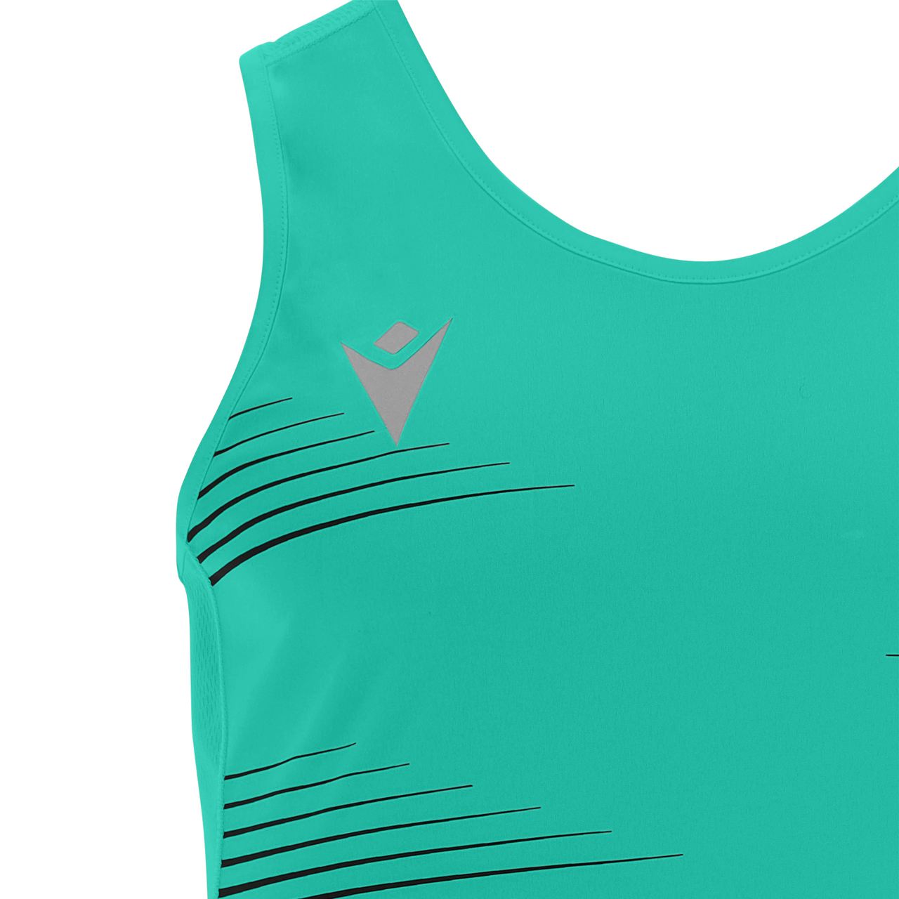 Macron Dorian hardloopshirt - turquoise, foto 2 van 6