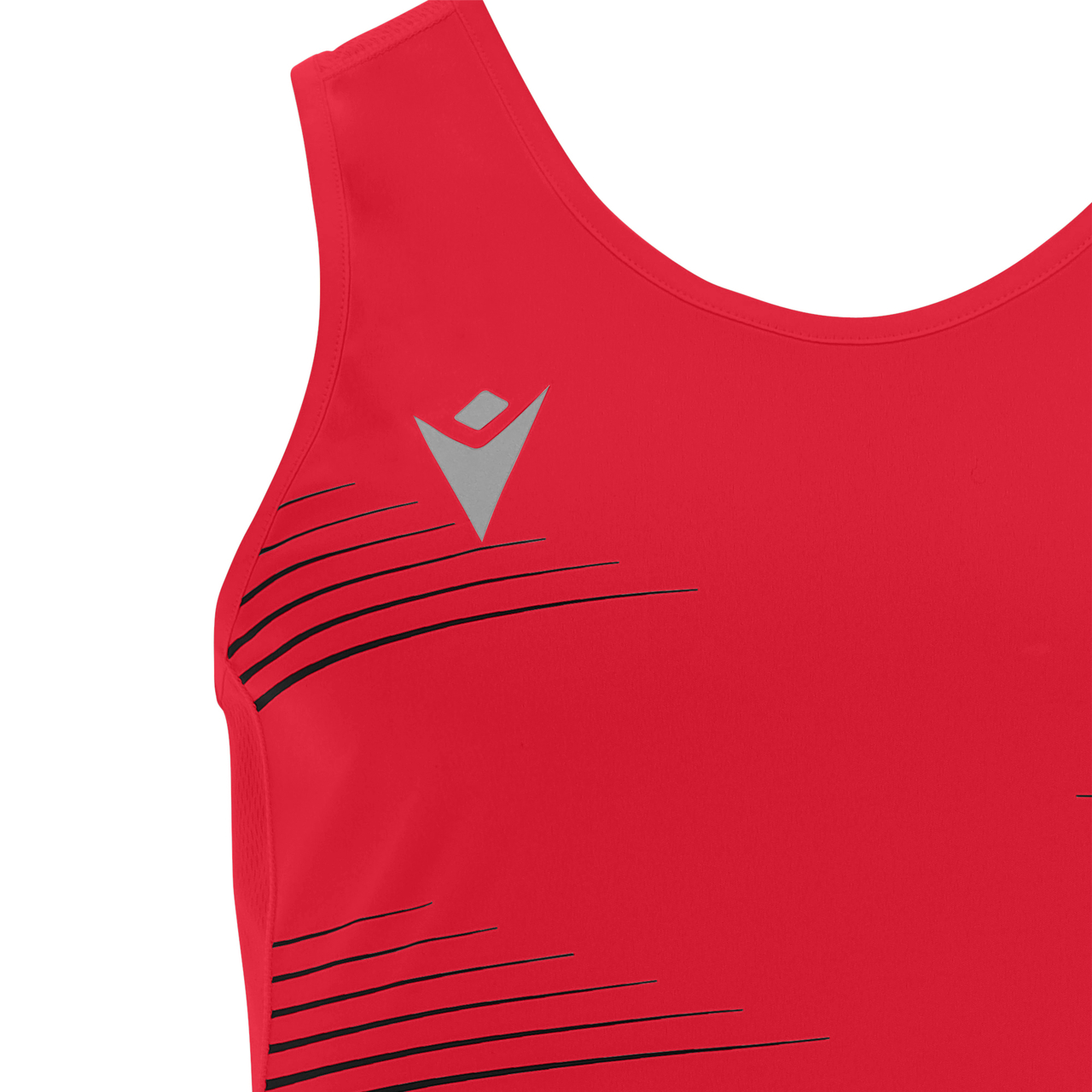 Macron Dorian hardloopshirt - rood, foto 2 van 6