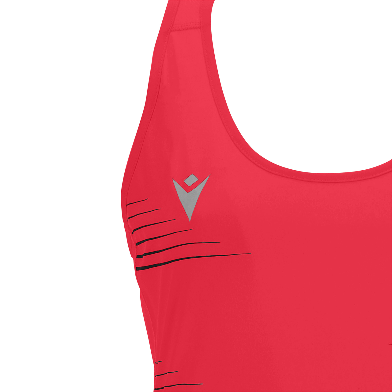 Macron Dolly hardloopshirt - rood, foto 2 van 6