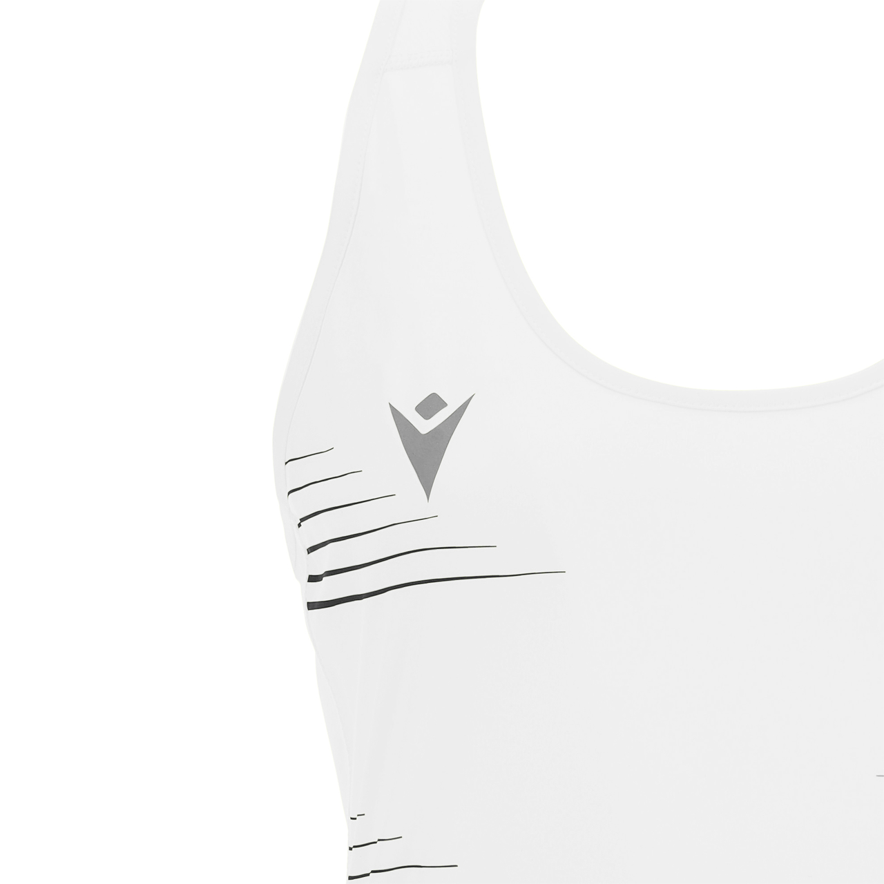 Macron Dolly hardloopshirt - wit, foto 2 van 6