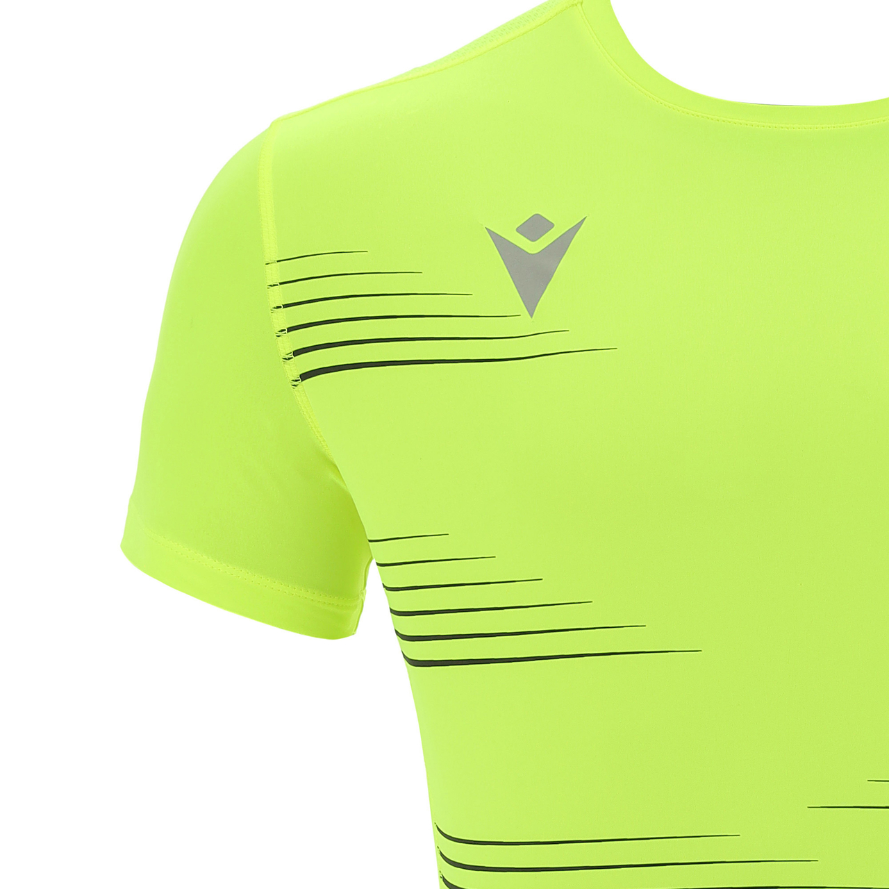 Macron Ivan hardloopshirt - neon geel, foto 2 van 6