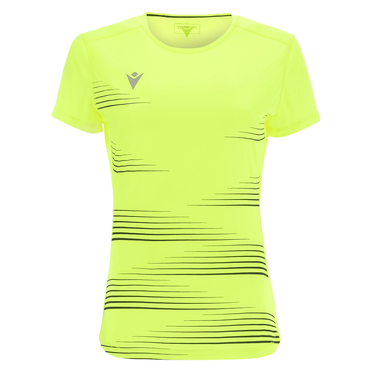 Macron Irma hardloopshirt - neon geel, foto 4 van 5
