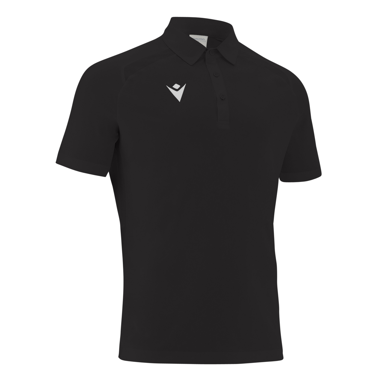 Macron Hutton Cricket Polo - zwart