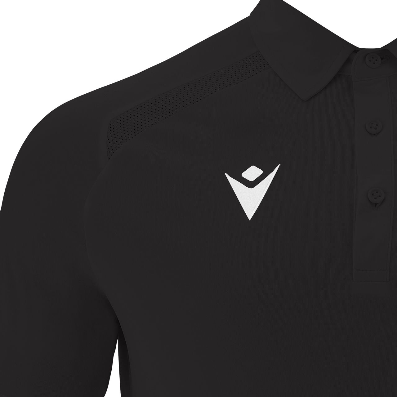 Macron Hutton Cricket Polo - zwart, foto 3 van 5