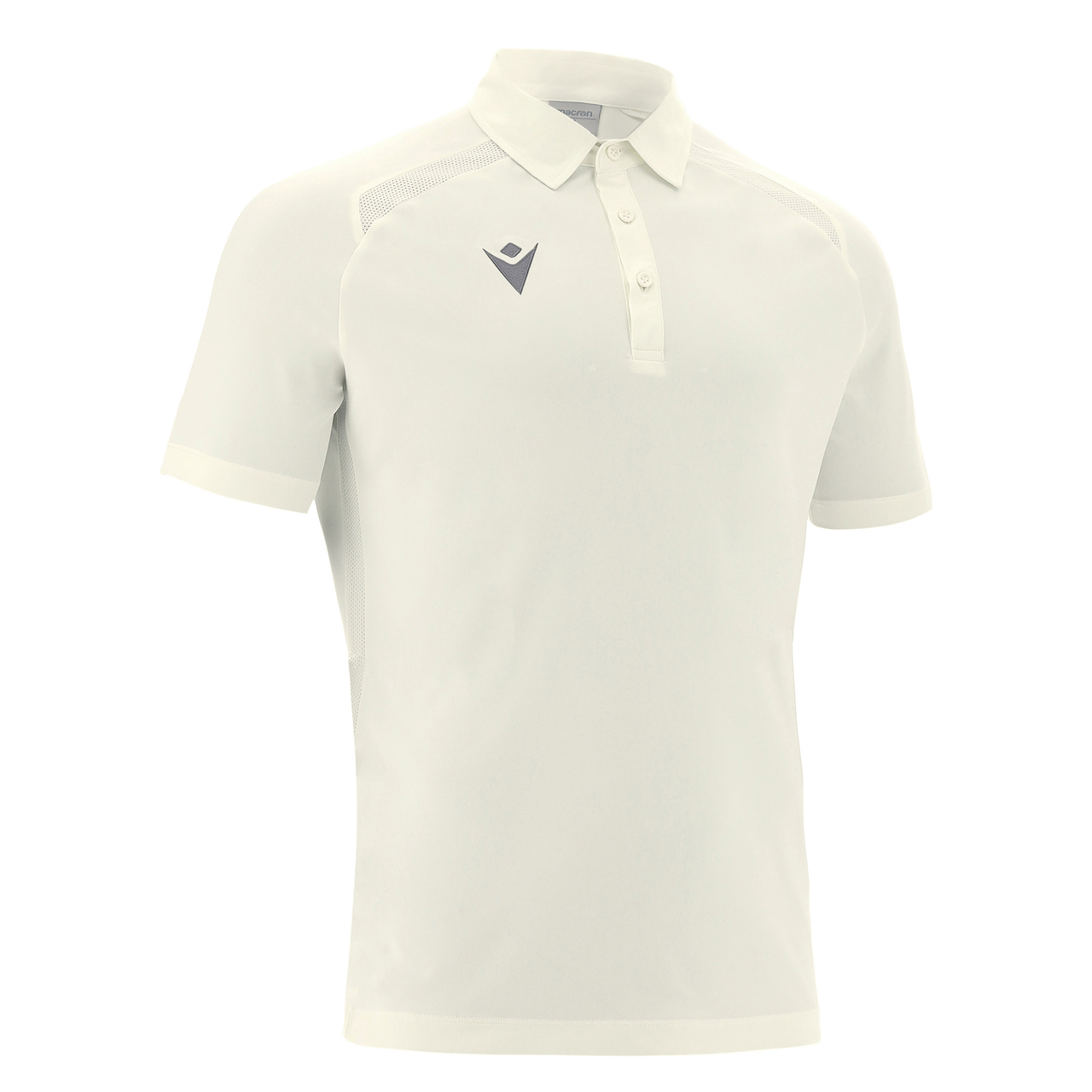 Macron Hutton Cricket Polo - off white