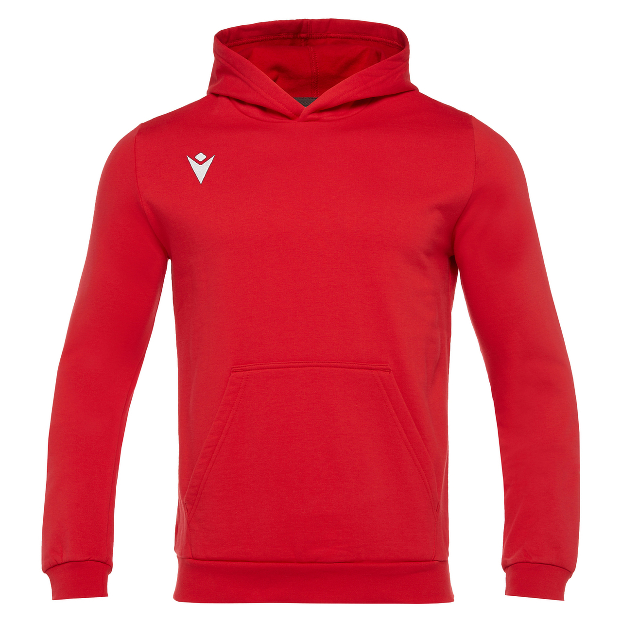Macron Banjo sweater met capuchon - rood