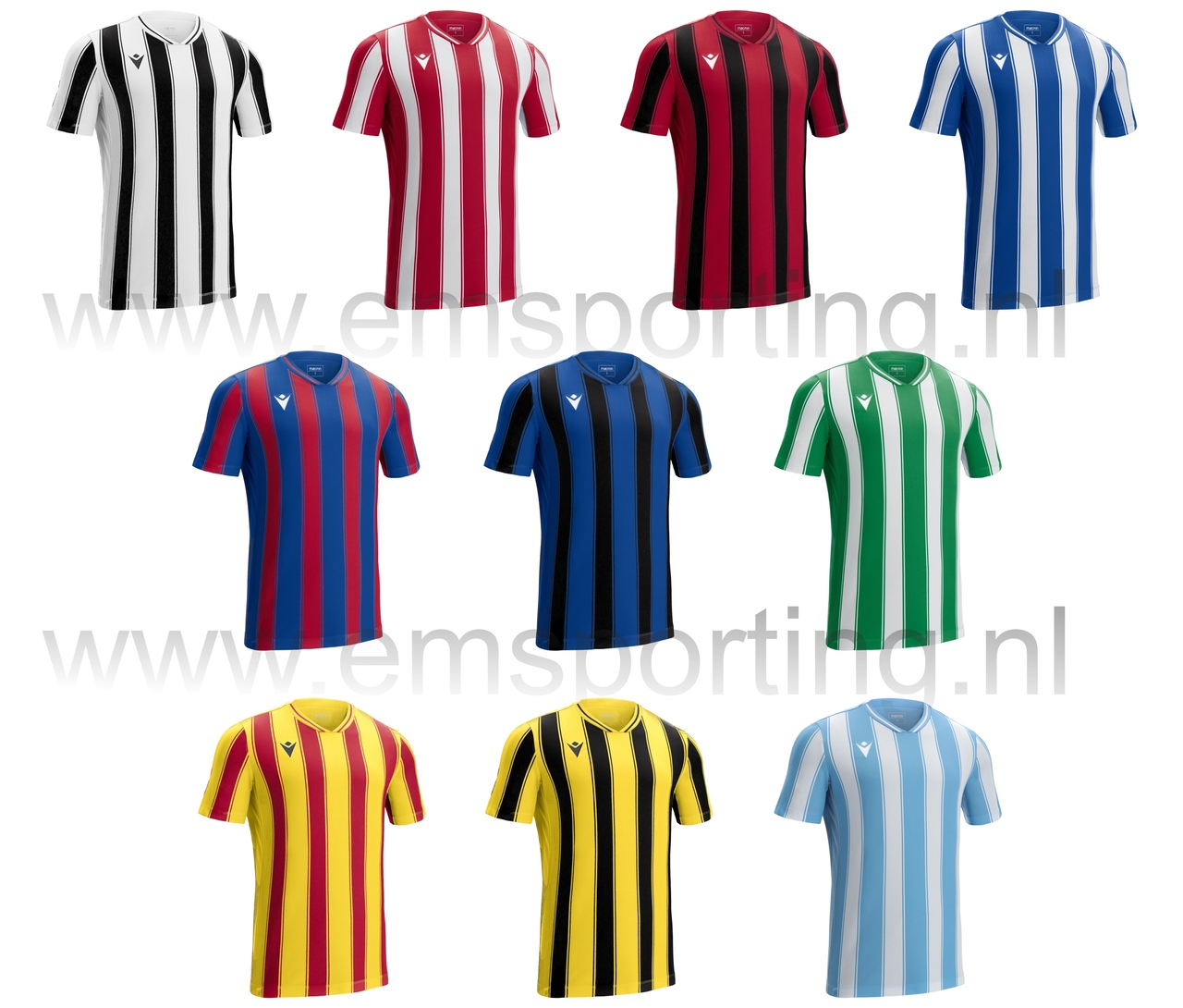Macron Sceptrum shirt - blauw/zwart, foto 6 van 6