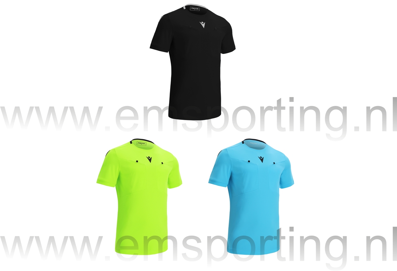 Macron Frisk scheidsrechtersshirt - neon blauw, foto 6 van 6