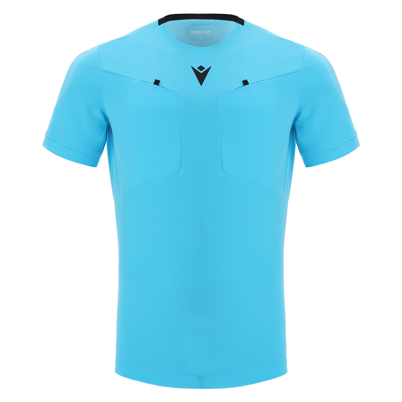 Macron Frisk scheidsrechtersshirt - neon blauw