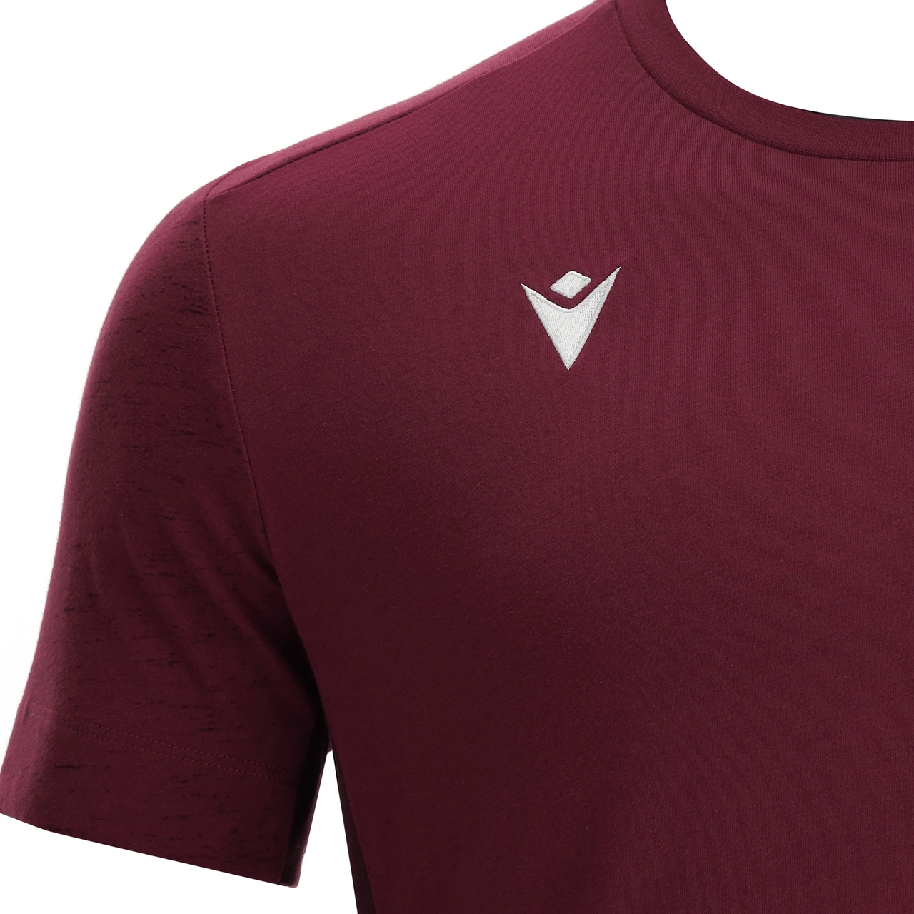 Macron Nevel t-shirt - bordeaux rood, foto 4 van 5