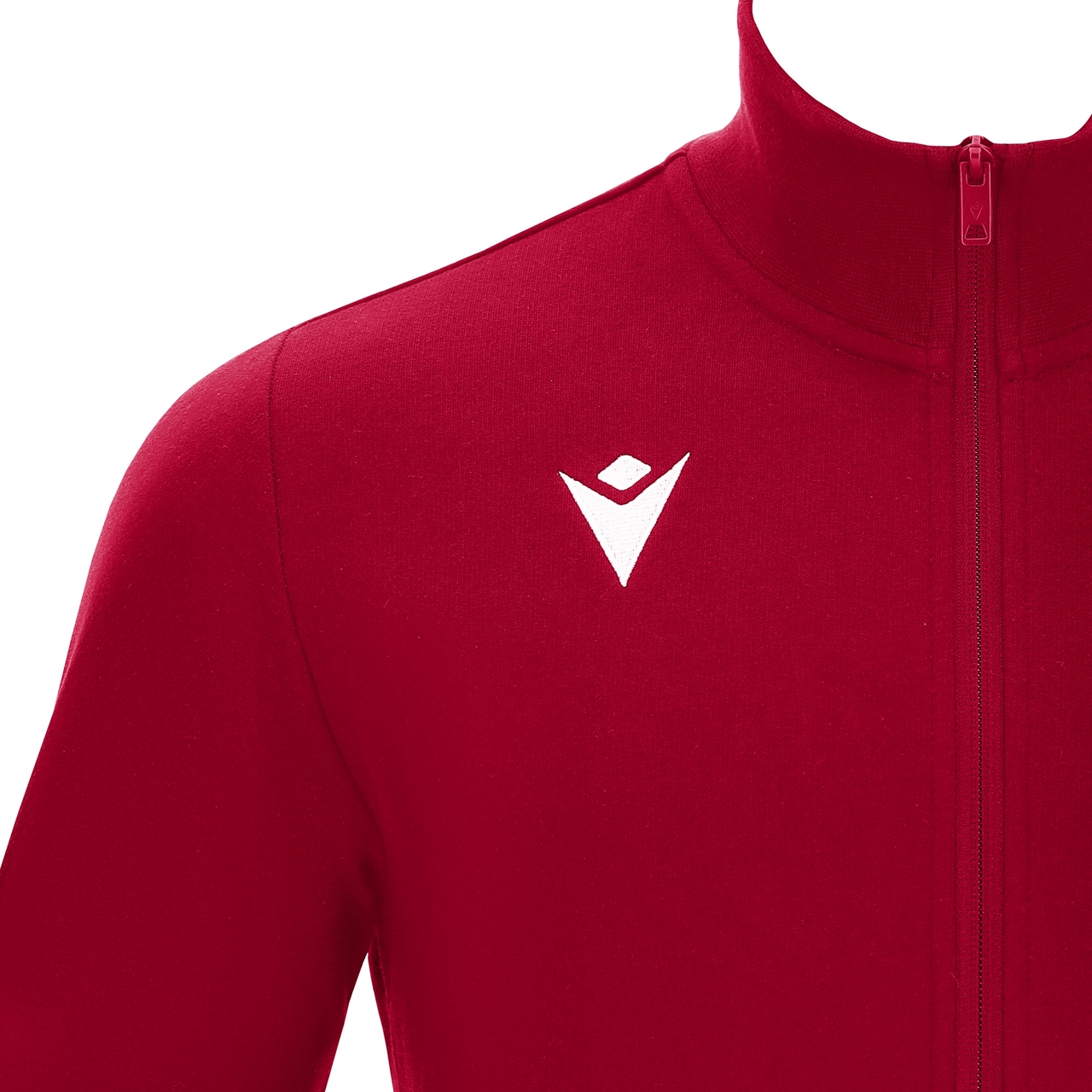 Macron Beat sweatshirt full zip - rood, foto 4 van 5