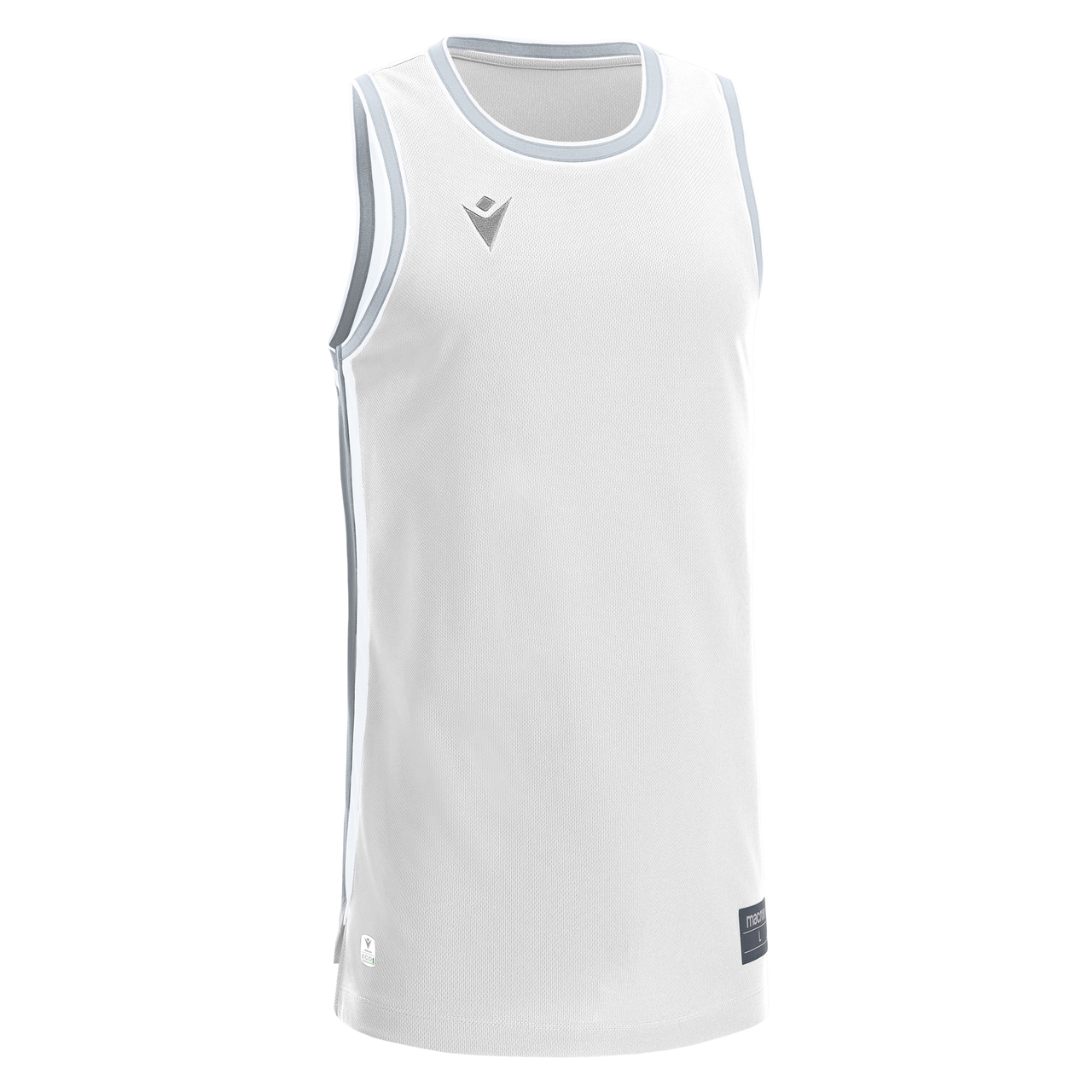 Macron Plutonium basketbalshirt - wit, foto 2 van 4